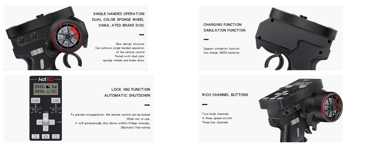 Kit de montage de mini kart télécommandé Retro Racer à l'échelle 1/32 2,4 G