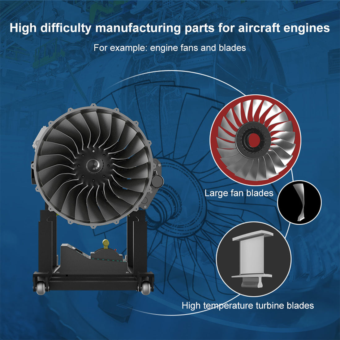 TECHING 1/10 Full Metal Working Turbofan Engine Model - Build Your Own ...