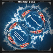 2.4ghz Remote Control Speedboat - 30km/H High-Speed Electric Racing Boat With Led Night Lights