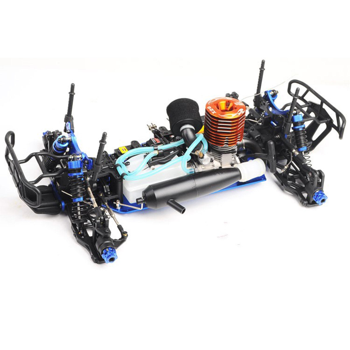 hsp 94972 1/8 scale 2.4g 4wd rc off-road car model with fc.26cxp nitro engine
