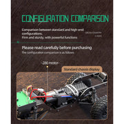 1/16 scale full-proportional pickup-style rc crawler - enginediy