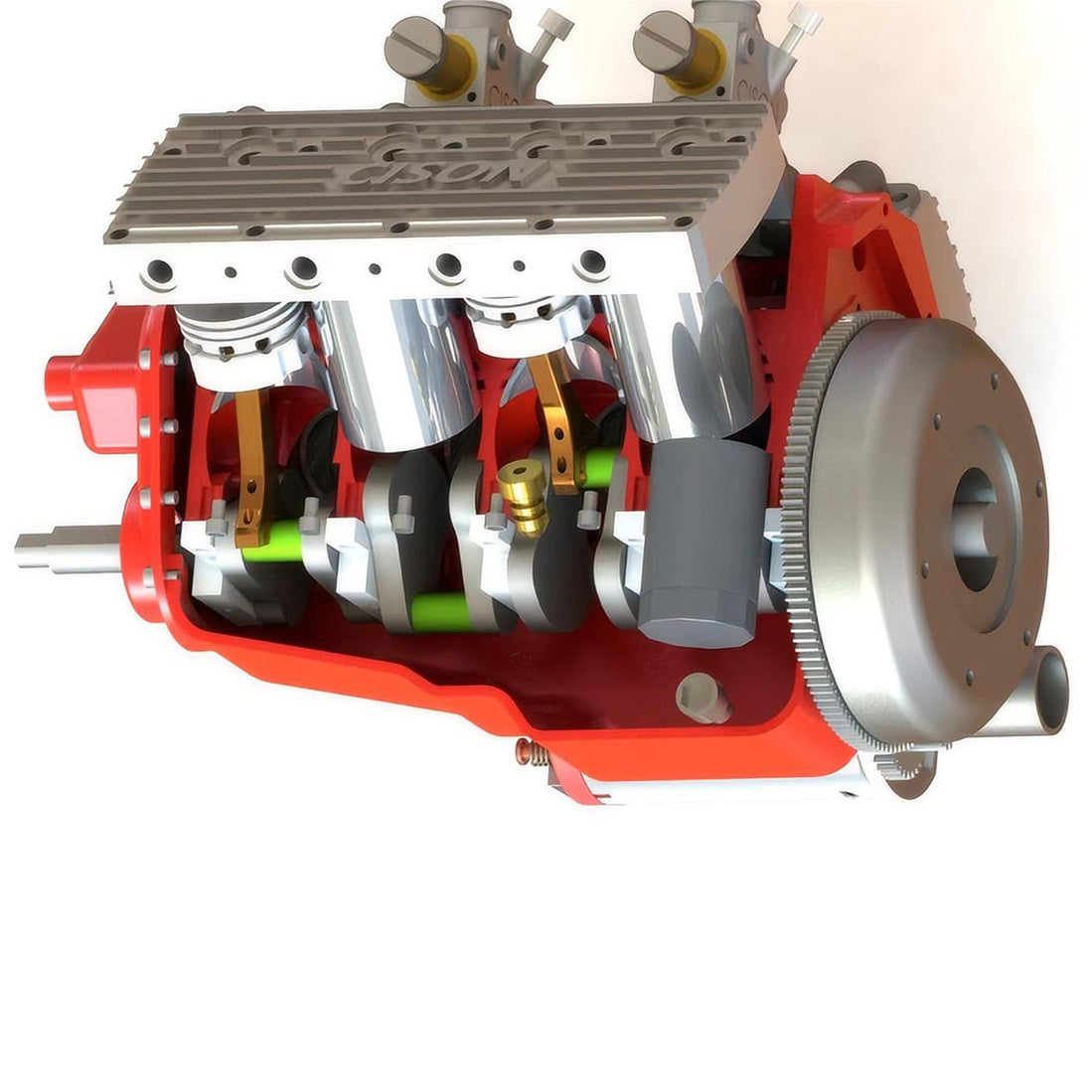 CISON V8 Engine Model - Build Your Own V8 Engine that Works |EngineDIY