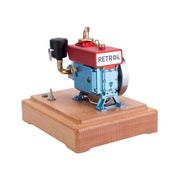 RETROL 1/8 2.6cc Mini Single-Cylinder Four-Stroke Gasoline Engine Model Upgraded Internal Combustion Engine Model - EngineDIY