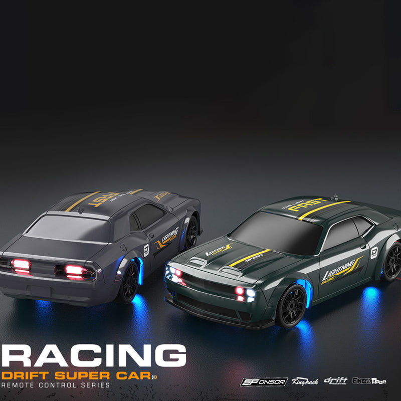 1/43 scale 2.4g full-proportional mini electric rc drift racing car model with led lights