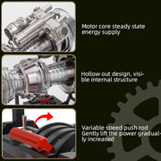 teching 1/4 scale metal simulation electric military helicopter turboshaft engine model kit