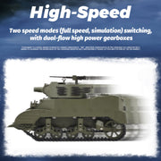 1/16 scale 2.4g u.s. mb self-propelled howitzer rc simulation tank model with sound and lights, telescoping smoke, dual-speed modes