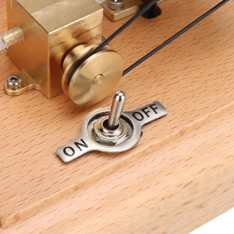 m18 premium stirling engine model – water-cooled miniature gasoline motor with gear pump & water tank