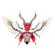 mechanical beetle model kit, steampunk diy metal insect building set (317pcs)