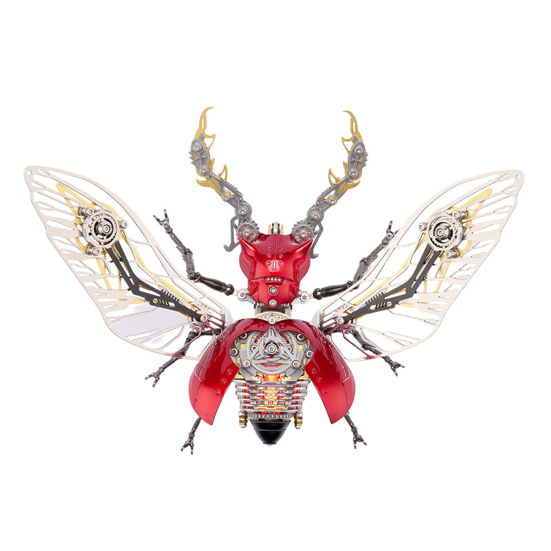 mechanical beetle model kit, steampunk diy metal insect building set (317pcs)