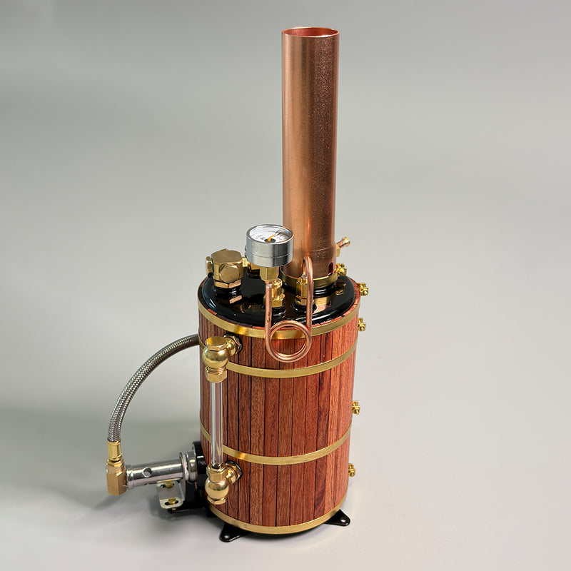 RW-B2 500mL Vertical Steam Boiler Model for Model Ship Steam Engine