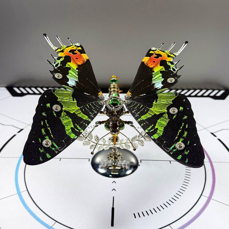 3D Metal Mechanical Steampunk Butterfly Model Kit - EngineDIY