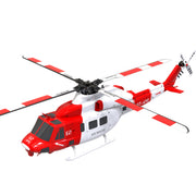 goosky e2 uh-1y 2.4g 6ch dual brushless direct drive rc rescue simulation helicopter model with lidar positioning