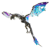 3D Metal Bloodthirsty Aurora Dragon Assembly Model Kit - EngineDIY