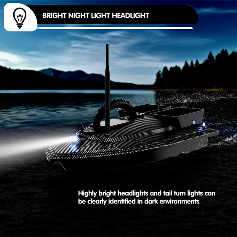 V070 GPS RC BAIT BOAT – 12000MAH, 500M RANGE, 1.5KG DUAL-HOPPER, 40 WAYPOINTS