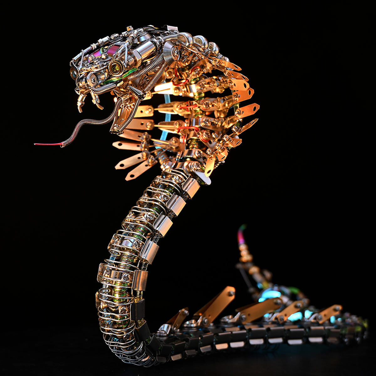 3d metal mechanical viper cobra assembly model kit