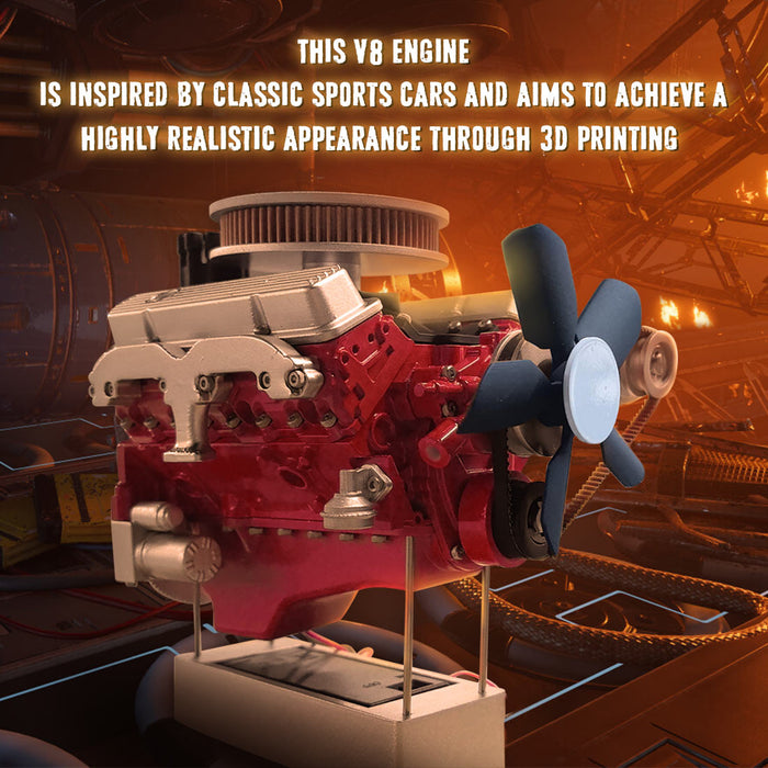 ENJOMOR V8 Engine Model Kit that Works - Build Your Own V8 Engine ...