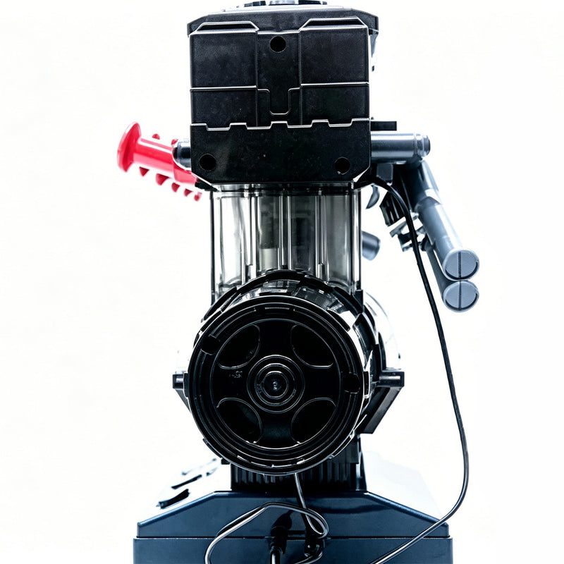 inline 6-cylinder engine model kit that works - build your own engine - transparent internal combustion engine diy assembly kit with motor drive, moving pistons and led effect