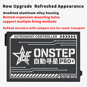ONSTEP Auto GOTO Upgrade Kit PRO+, 12V DC 5.5×2.1 Input, Comaptible with EO3D/EXOS2 Equitorial Mount - EngineDIY