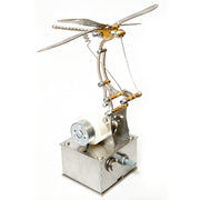 mechanical 3d diy dynamic dragonfly metal model building kit-bionic kinetic art sculpture(finished version)