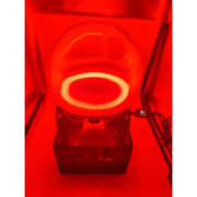 neon gas glow ring reactor plasma sphere – interactive science desk toy