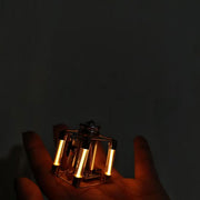 cube-style warm-glow ceramic filament led night light diy kit-enginediy
