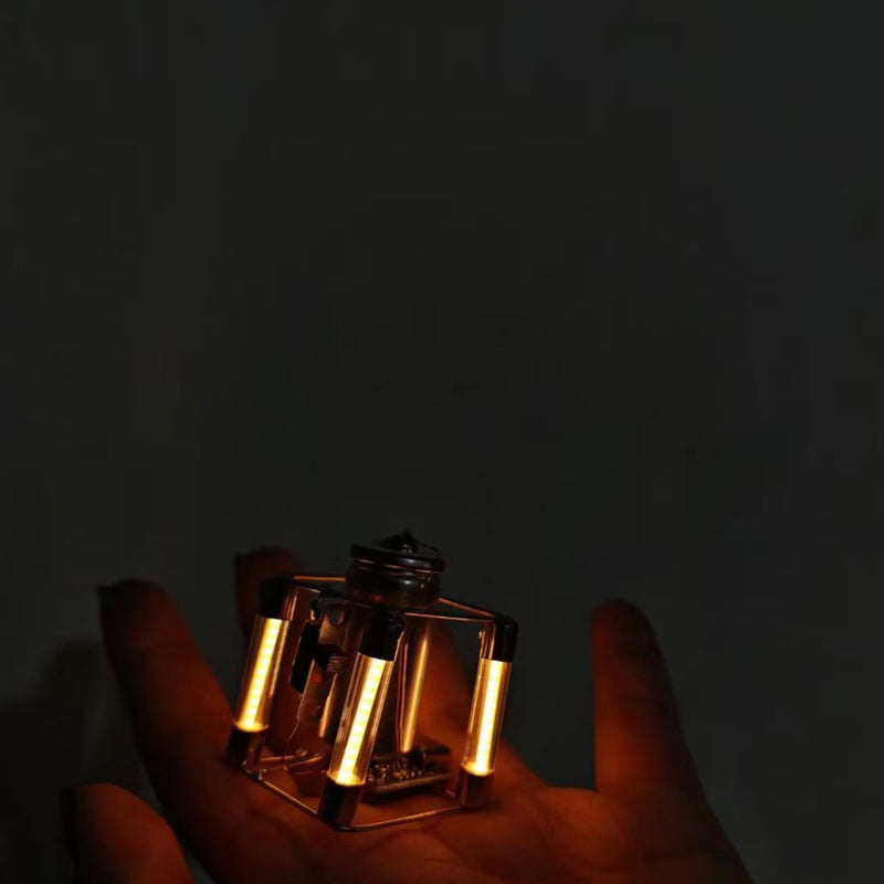 cube-style warm-glow ceramic filament led night light diy kit-enginediy