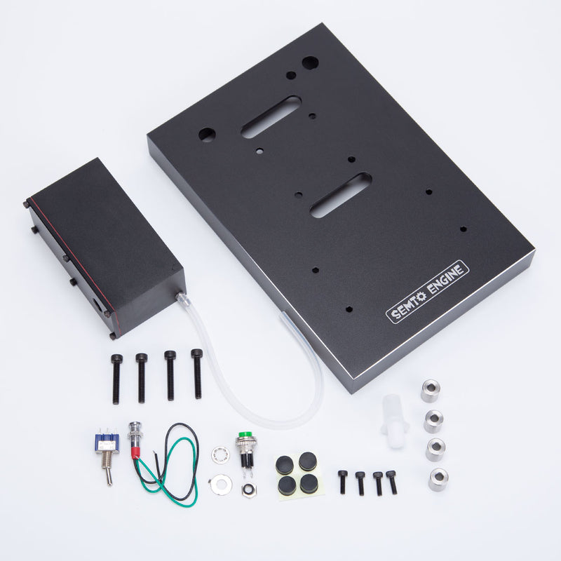 Full Metal One Key Start Stand with Fuel Tank and Fuel Pipe for SEMTO ST-NF2, TOYAN L200AC, OTTO MOTOR Engine - EngineDIY