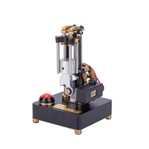 Mini Metal Mechanical 4-stroke Internal Combustion Engine Model Toy for Educational Experimental Science Demonstration