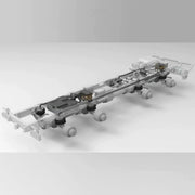 1/18 cnc 8x8 rc truck full proportional military crawler with air suspension