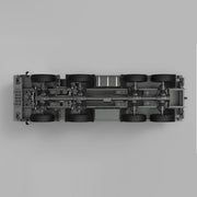 1/18 scale realistic military rc truck cnc metal off road crawler model