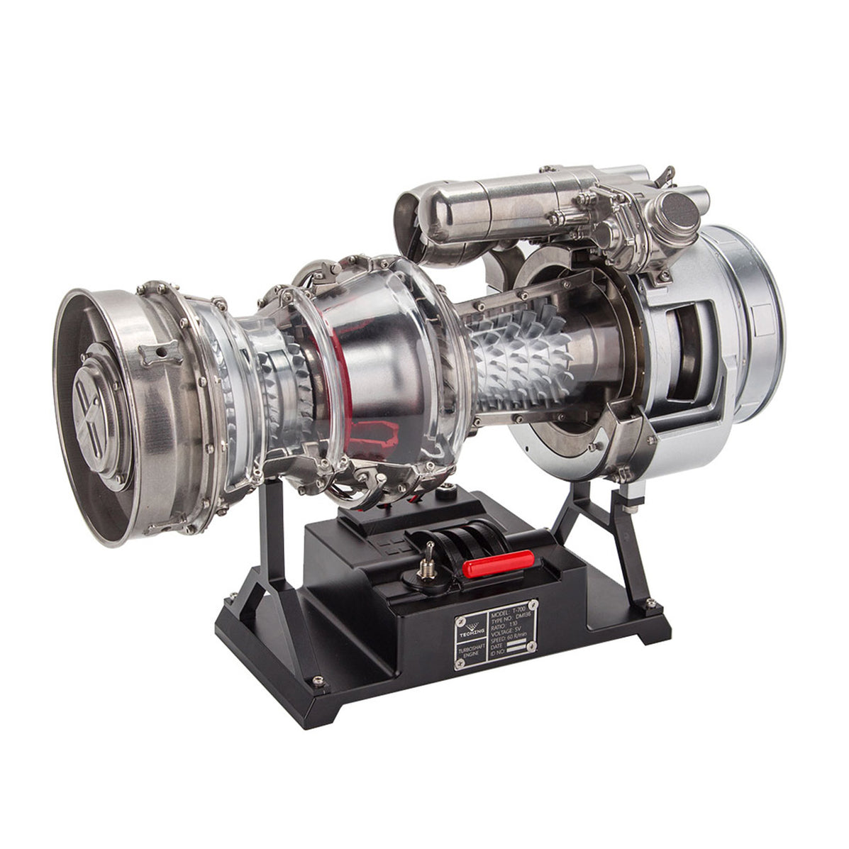 TECHING Full Metal Working Turboshaft Engine Model Kit - Build Your Own ...