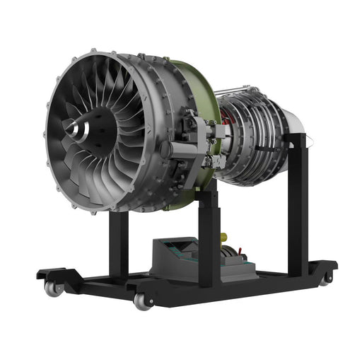 Jet Aircraft Turbofan Engine Kits STEM Plastic Hobby 1/20 Scale Model -  Stirlingkit