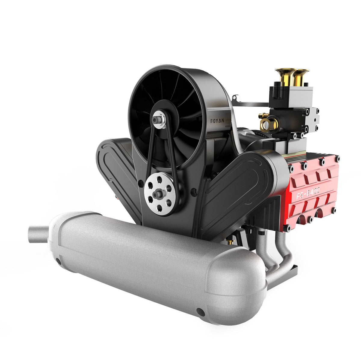 TOYAN Engine Model Kit, FS-B400 Flat 4 Engine Horizontal Opposed Boxer Engine