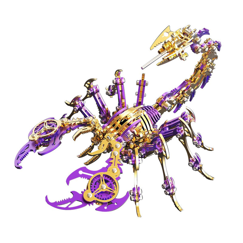 3d metal mechanical scorpion model kit 