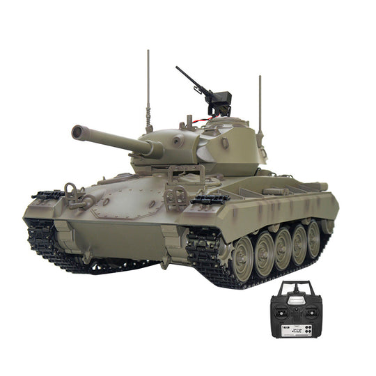 1/16 Scale 2.4G RC US M24 Light Tank Model With Smoke and Sound Effects