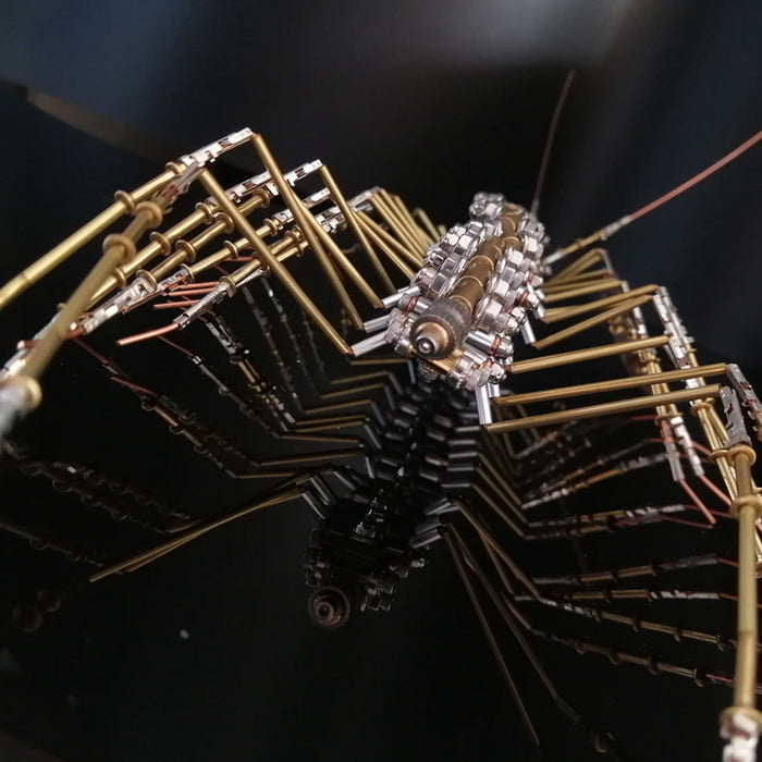 Mechanical Punk Scutigera 3D Metal Model Steampunk Insect Centipede DIY Assembly Kit 700+PCS