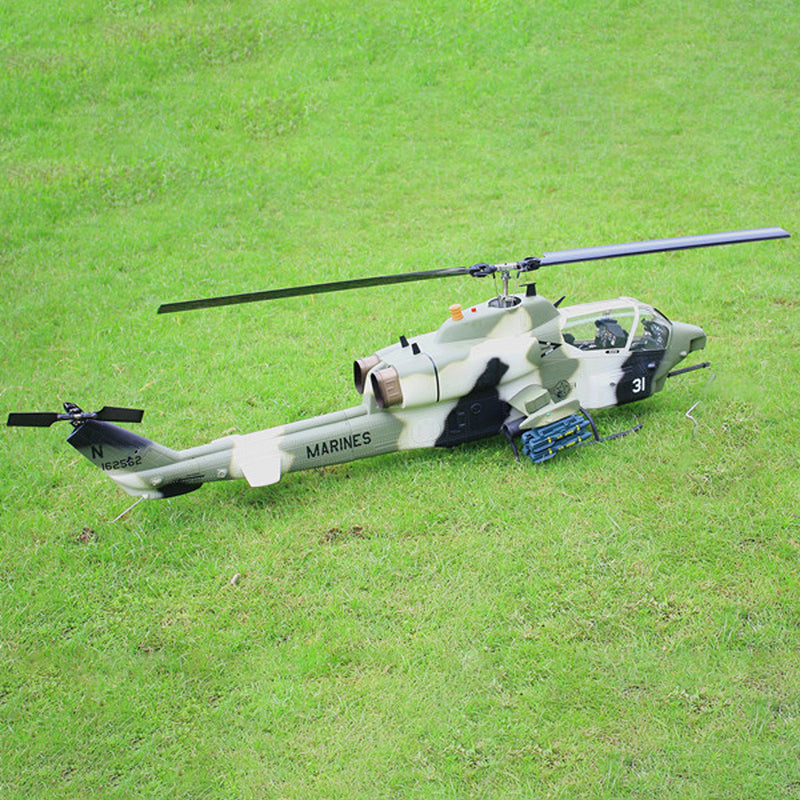 roban 700-class ah-1 cobra 2.4ghz 6ch scale rc helicopter with h1 pro flight controller, gps position hold, auto hover & one-key return (rtf version）