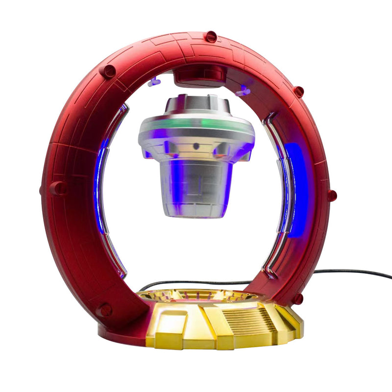 magnetic levitation bluetooth speaker 360°rotation with led light creative audio device