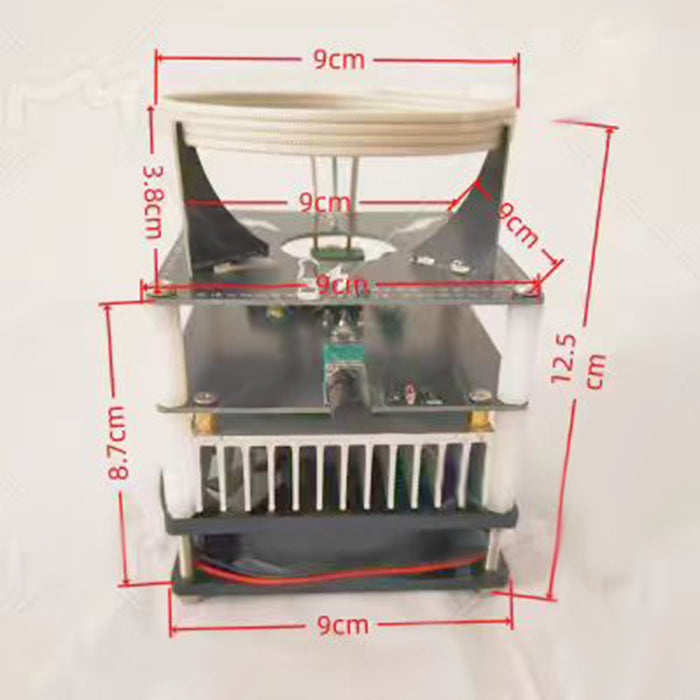 Plasma Energy Light Sphere, Magnetic Field Neon Gas Display Lamp Ring Plasma Sphere-Interactive Science Desk Toy