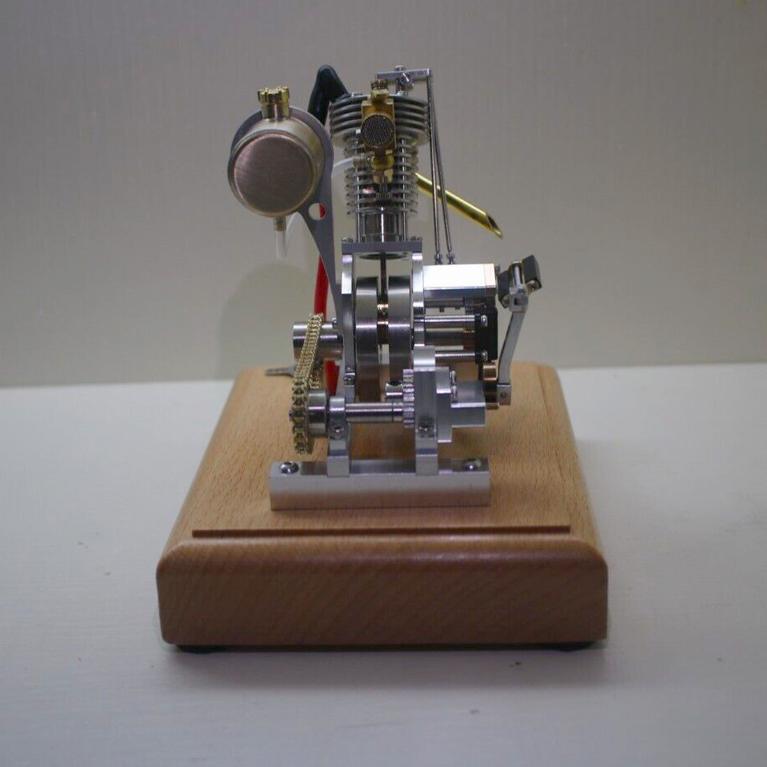 H09 Mini Hoglet Single-Cylinder Four-Stroke Gasoline Engine Model for Motorcycles with Pedal Start