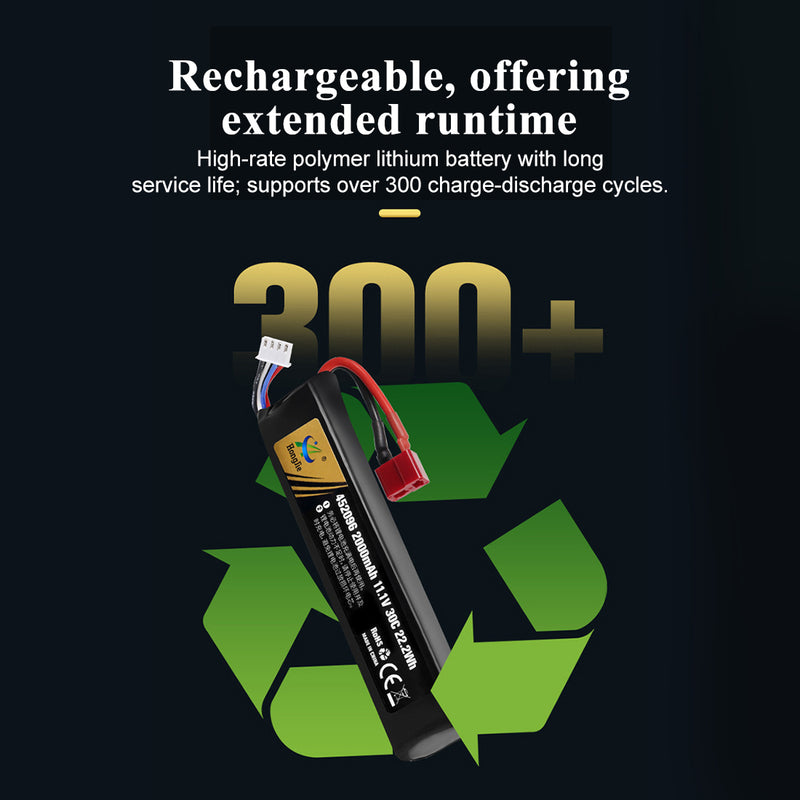 11.1V 3S 2000mAh LiPo Battery For TOYAN Engine Models