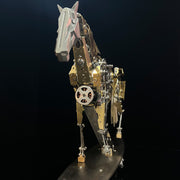 
mechanical running horse 3d metal puzzle kinetic horse assembly model kit 300pcs