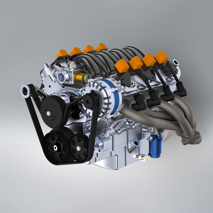 cison v8 Engine ls-52 small-block 52cc 1/5 water-cooled 4-stroke 8-cylinder gasoline engine internal combustion v8 engine model kit