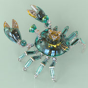 3d metal mechanical crab assembly model kit 