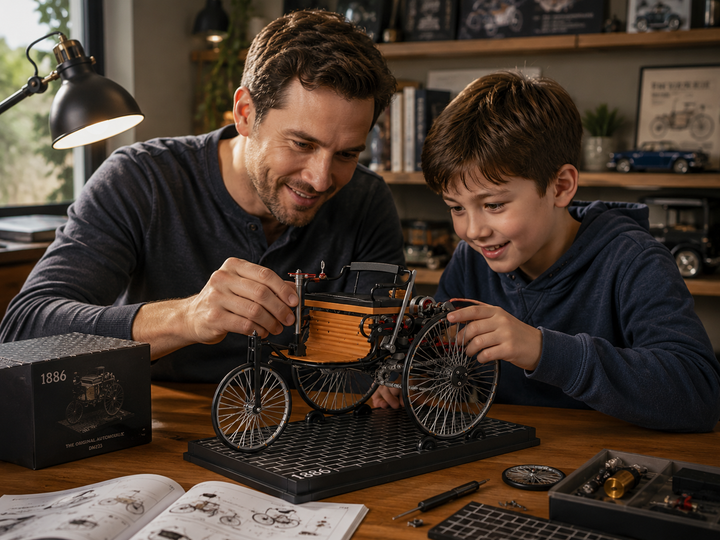 teching world's first automobile