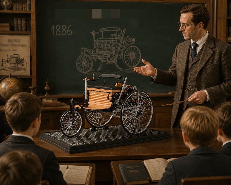 teching world's first automobile
