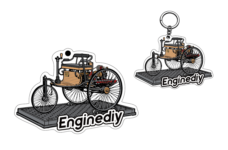 EngineDIY Custom Keychain Accessory