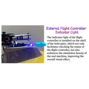 FLISHRC Agusta A109 500-Class RC Helicopter 2.4G 6CH with L7 Flight Controller & 4-Mode GPS Positioning – RTF Version - EngineDIY