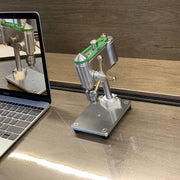 Mini Bench Drill DIY Tool Desktop Mechanical Bench Drilling Machine for Engine Model Crafts - EngineDIY