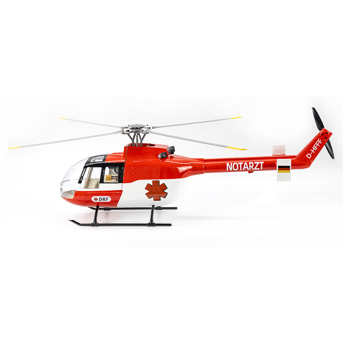 flywing bo105 470 size 2.4g 6ch military rc helicopter with h1 flight controller,gps and adjustable left/right-handed controls